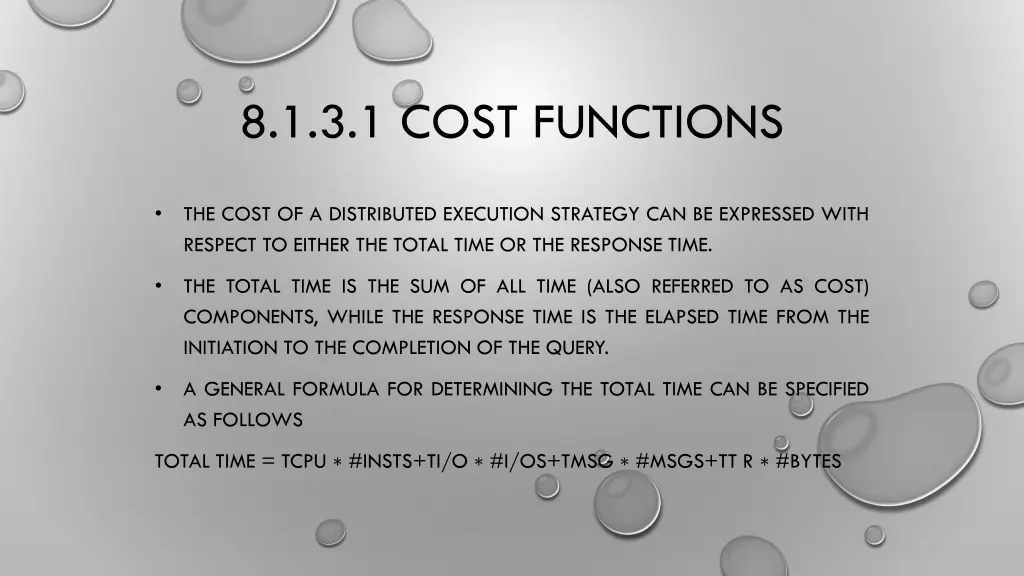 8 1 3 1 cost functions