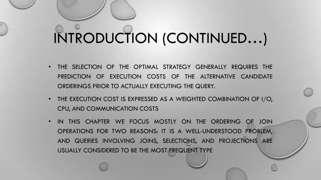 introduction continued