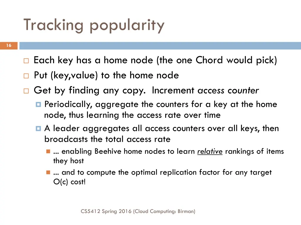 tracking popularity
