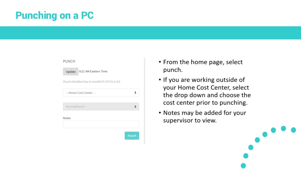 punching on a pc