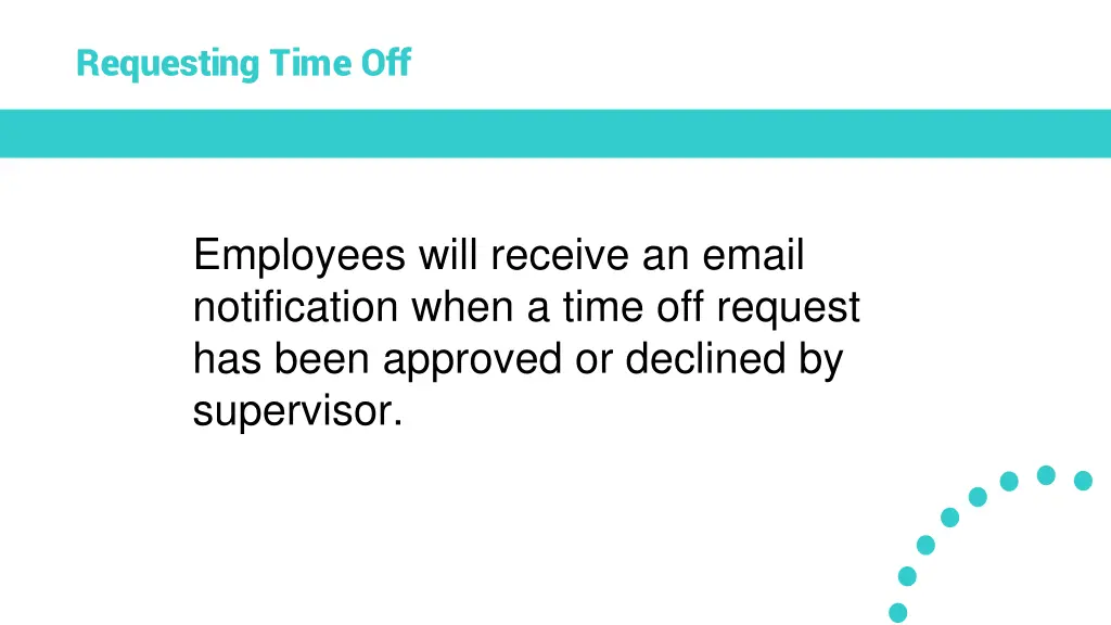 requesting time off 3