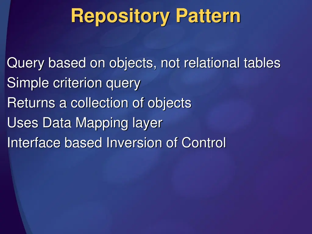 repository pattern
