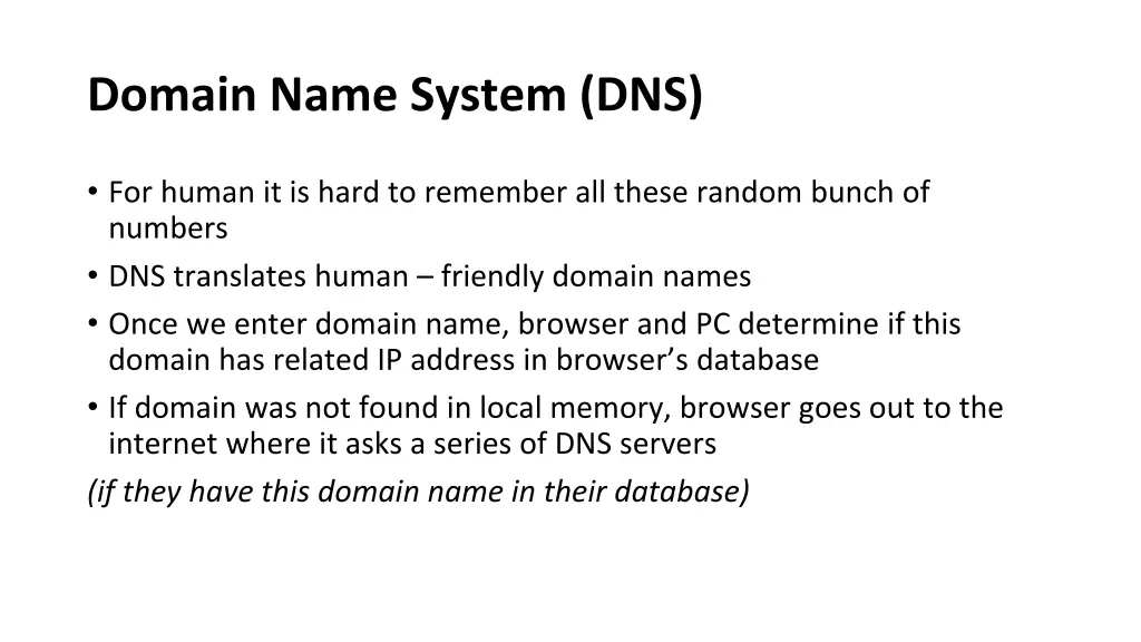 domain name system dns 1