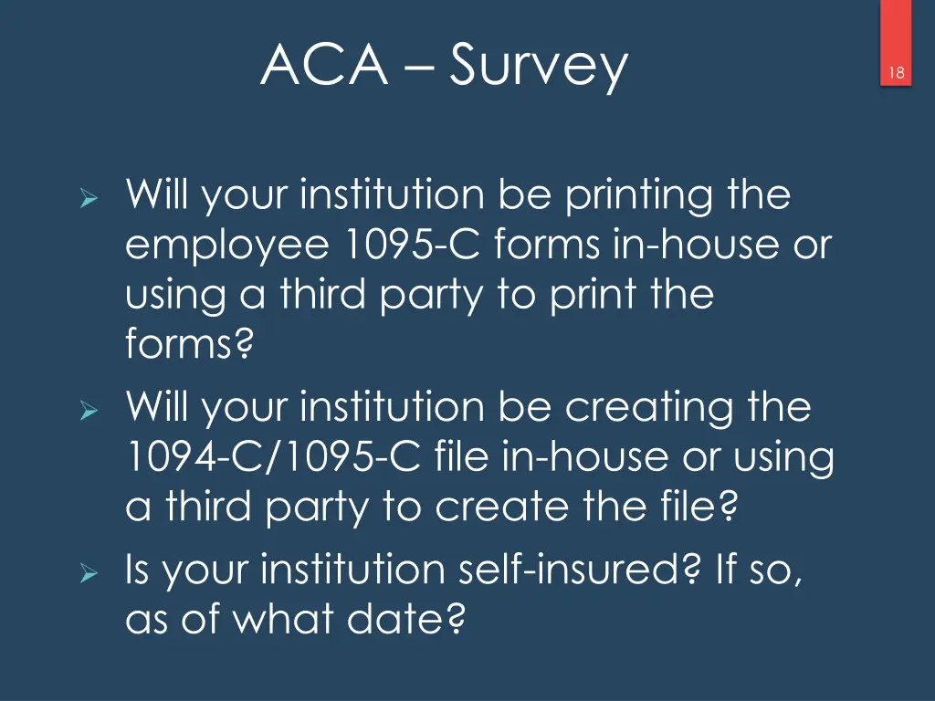 aca survey