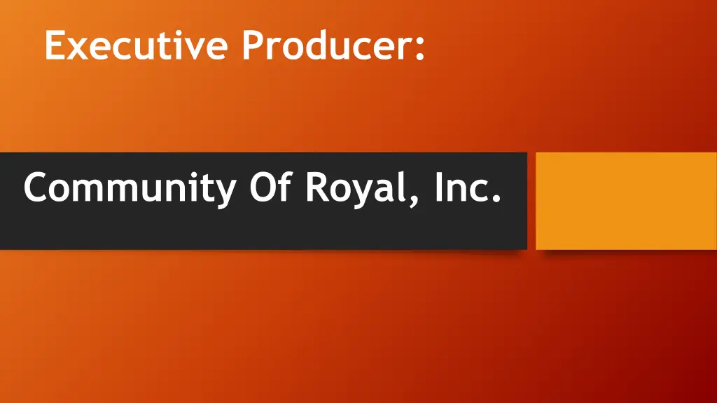 executive producer