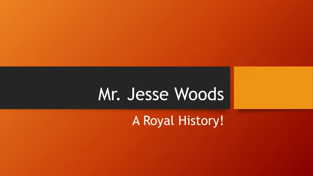 mr jesse woods