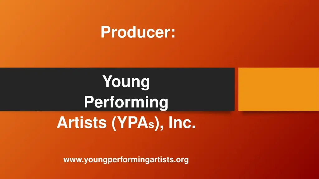producer