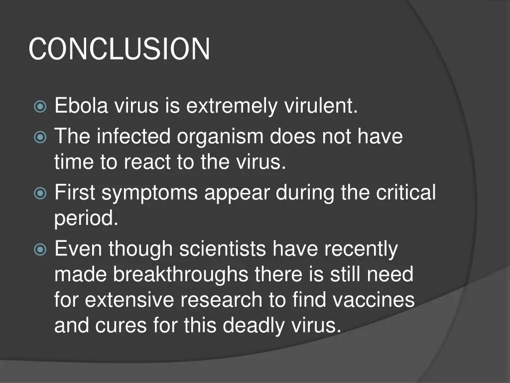 conclusion