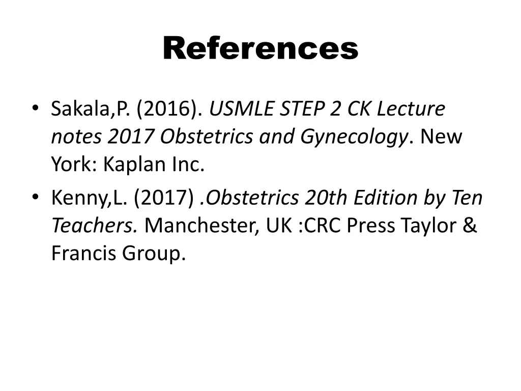 references