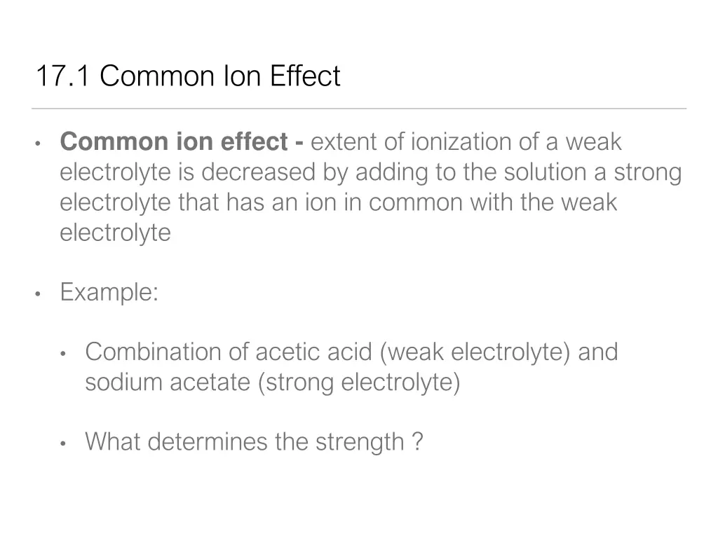 17 1 common ion effect