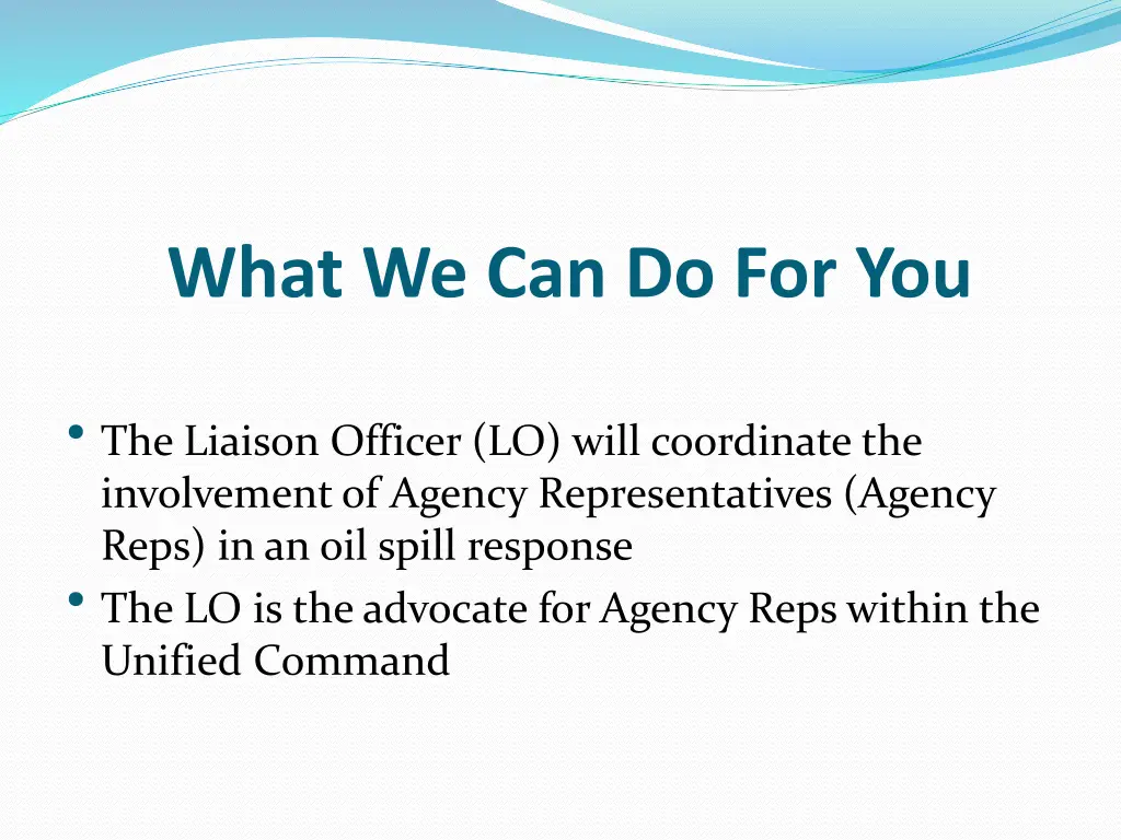 what we can do for you