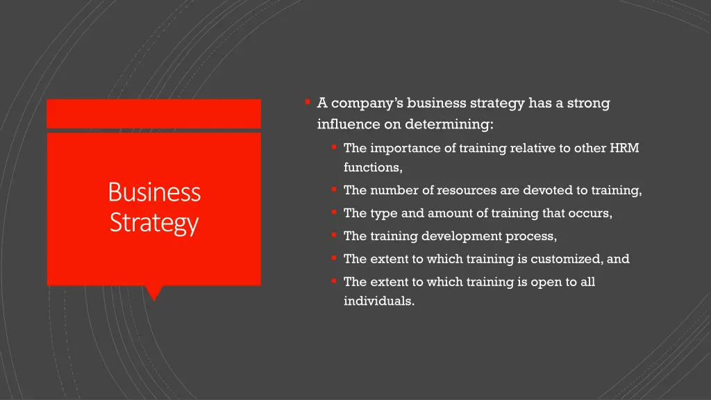 a company s business strategy has a strong