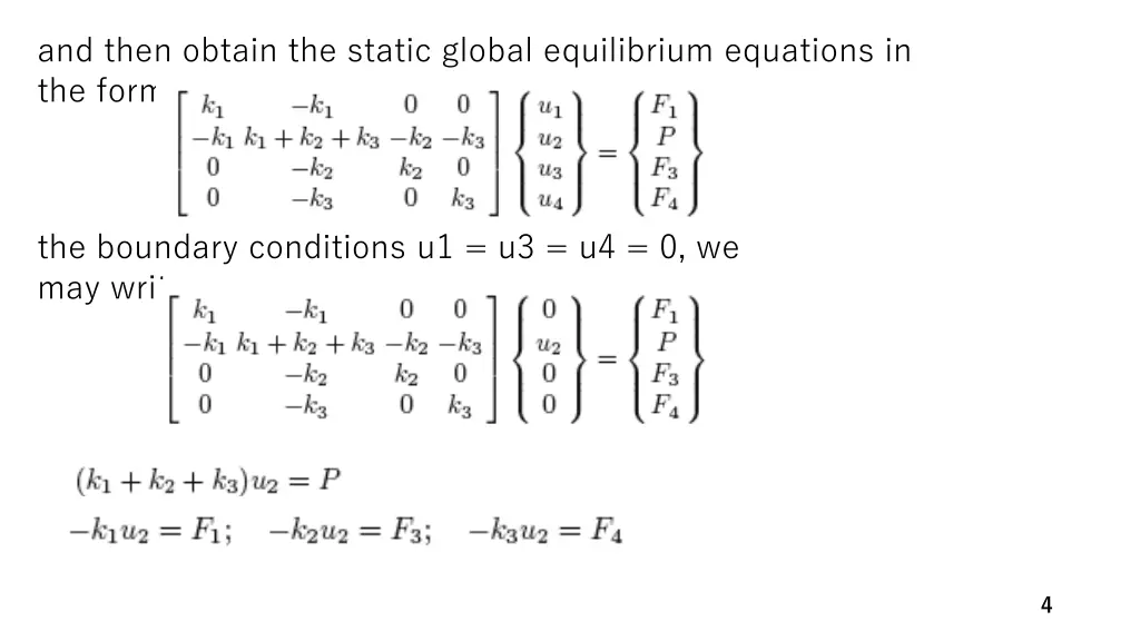and then obtain the static global equilibrium