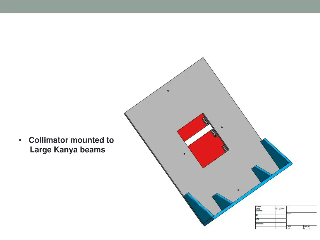 collimator mounted to