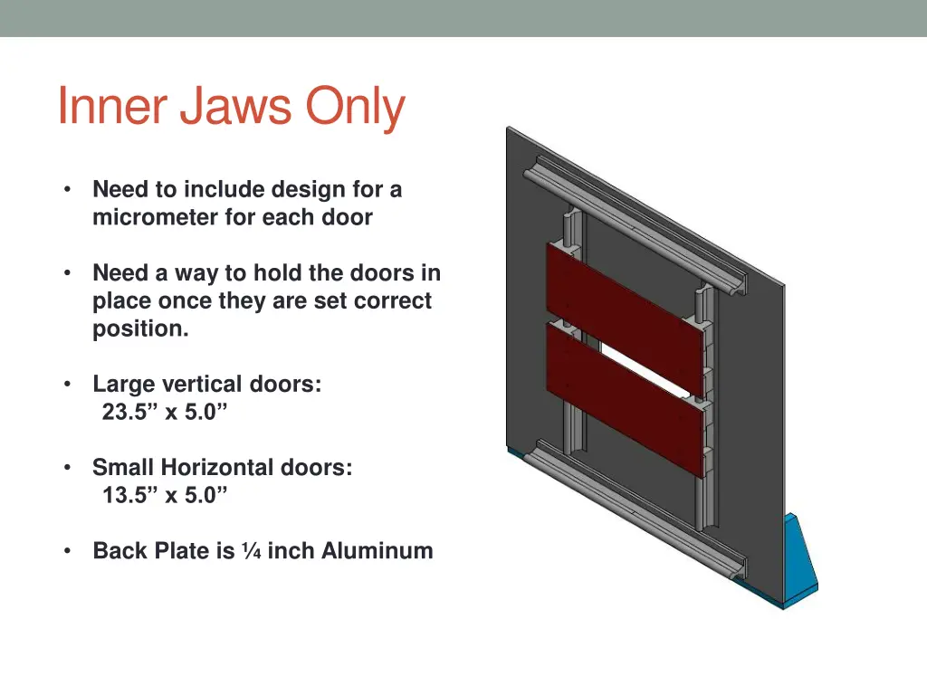 inner jaws only
