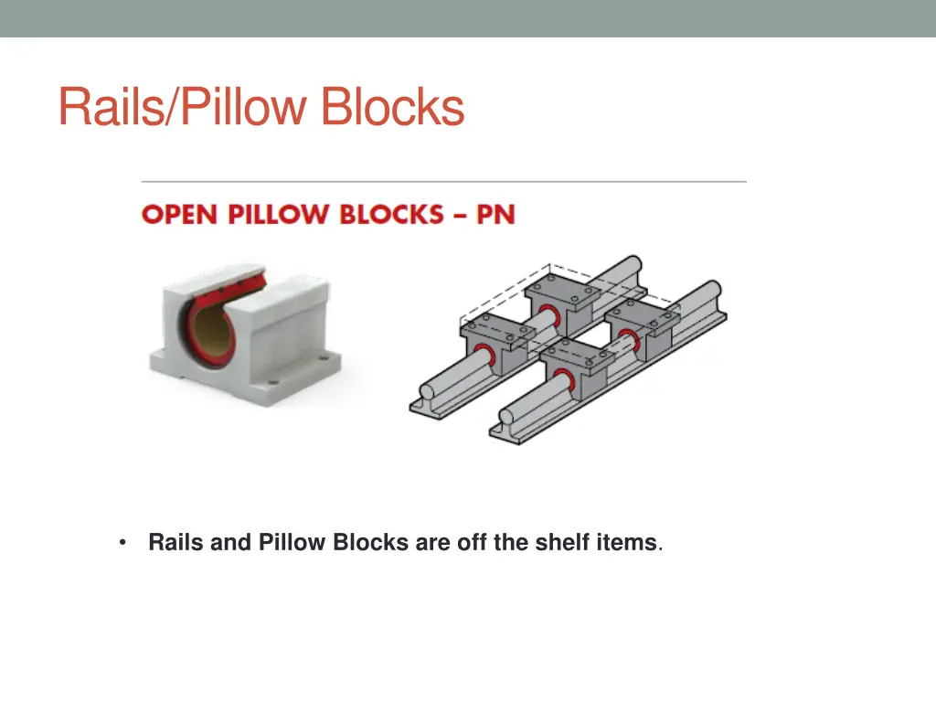 rails pillow blocks
