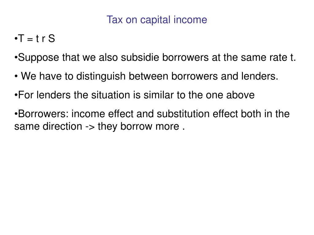tax on capital income
