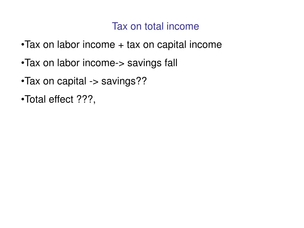 tax on total income