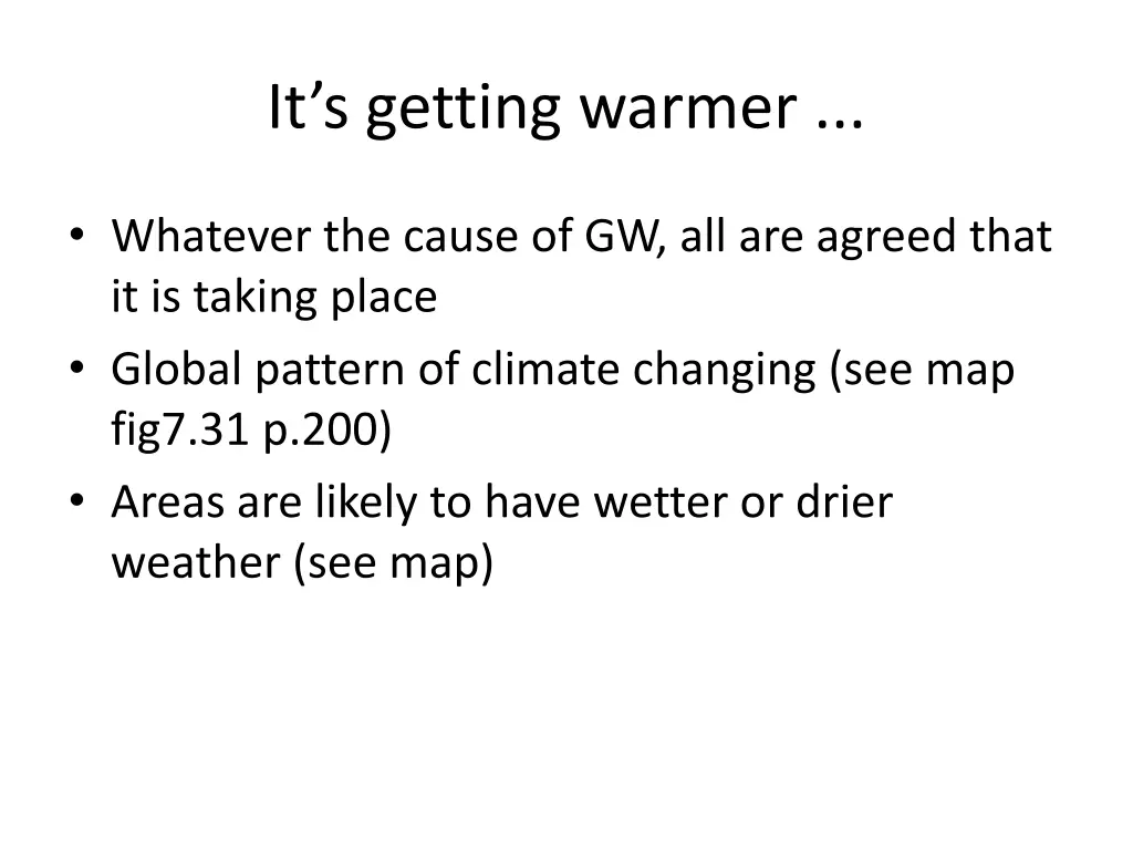 it s getting warmer