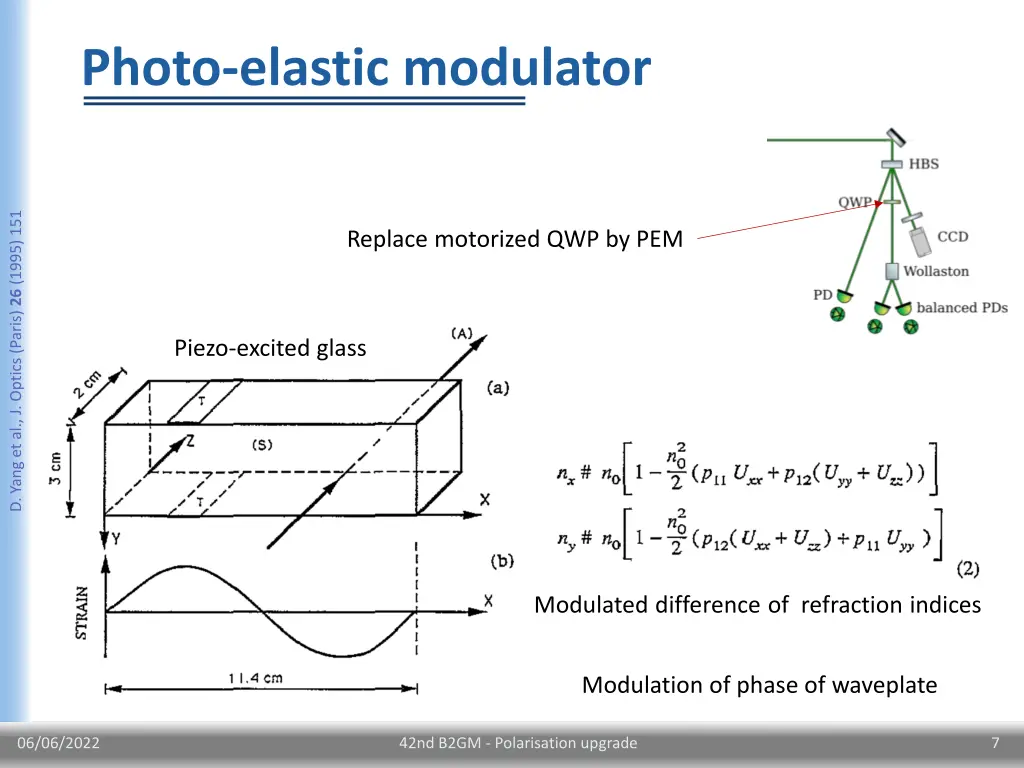 photo elastic modulator