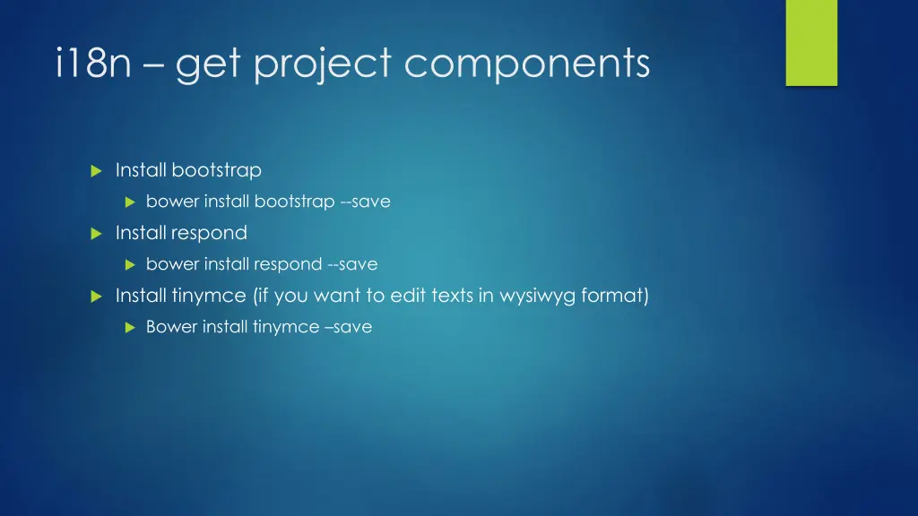 i18n get project components 2