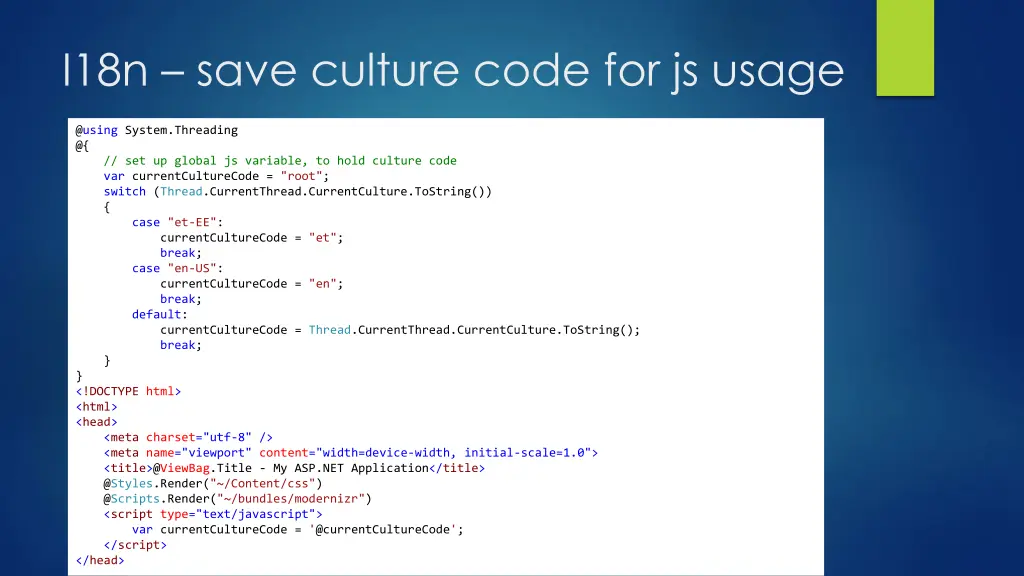i18n save culture code for js usage