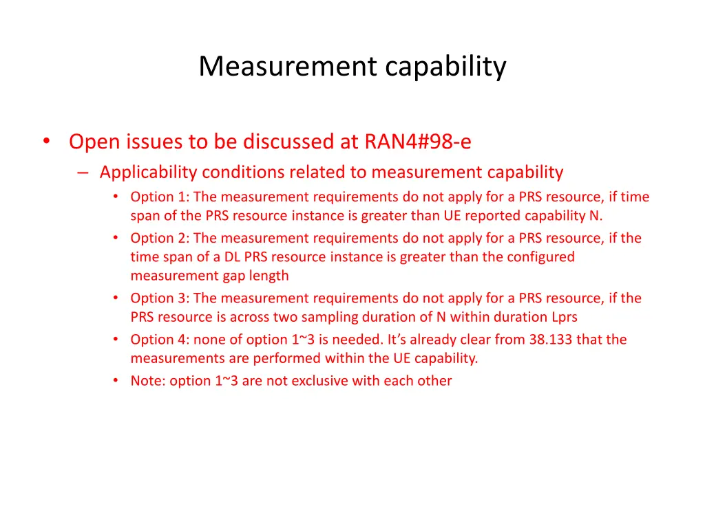 measurement capability