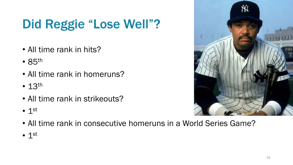 did reggie lose well