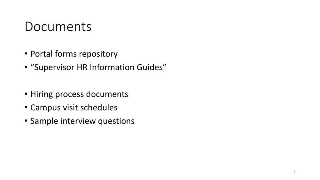 documents