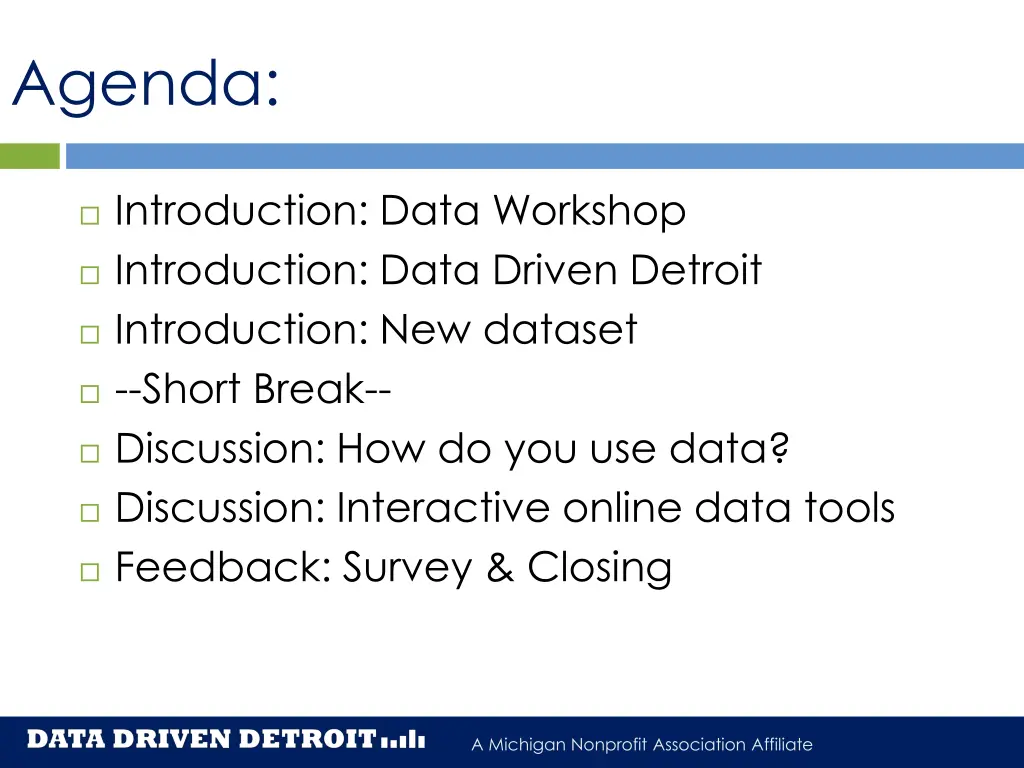 agenda
