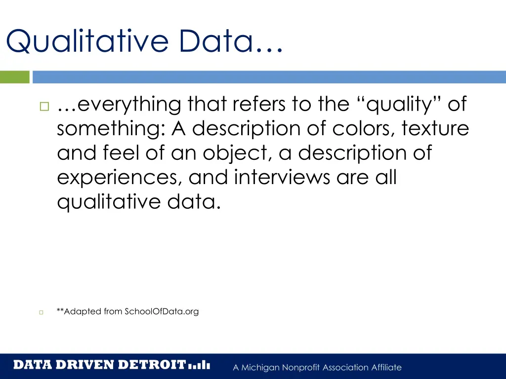 qualitative data