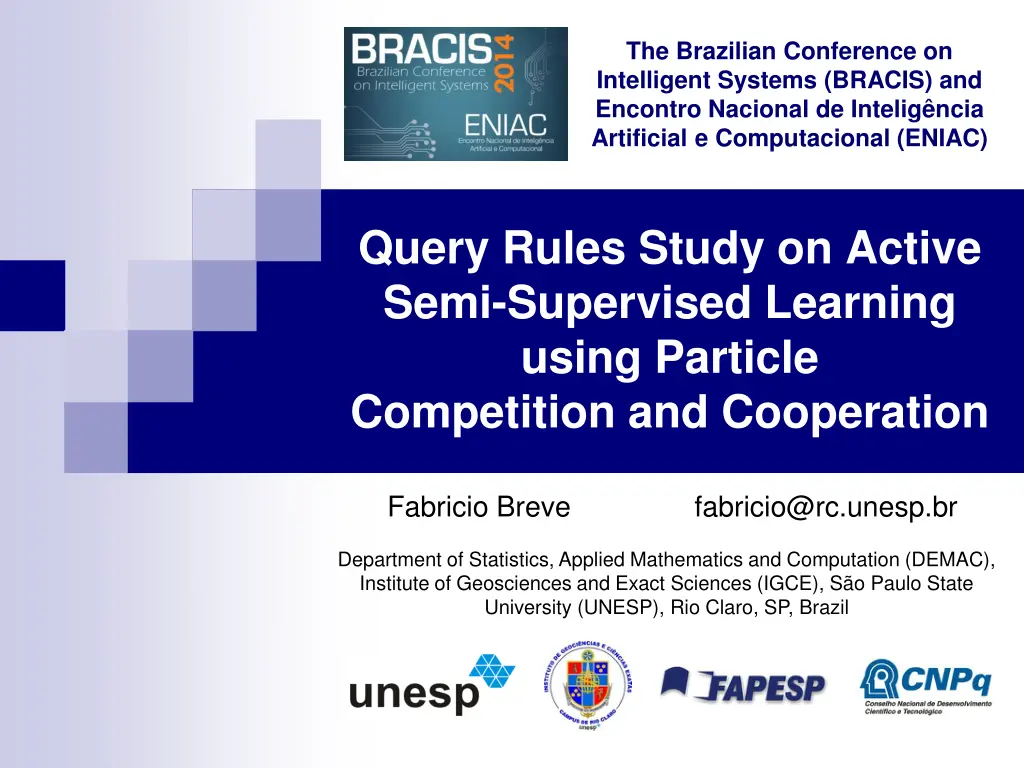 the brazilian conference on intelligent systems 1