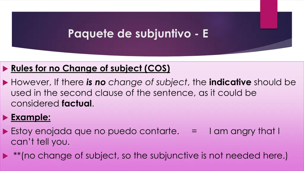 paquete de subjuntivo e 3