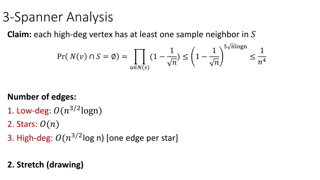 3 spanner analysis