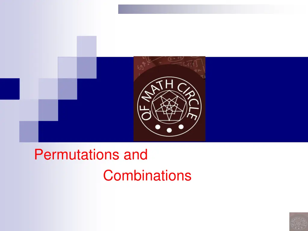 permutations and combinations