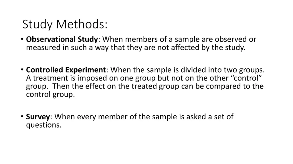 study methods observational study when members