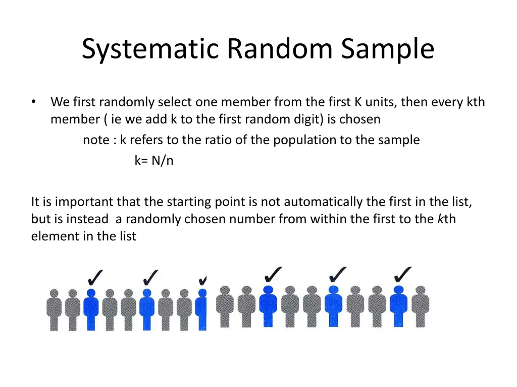 systematic random sample