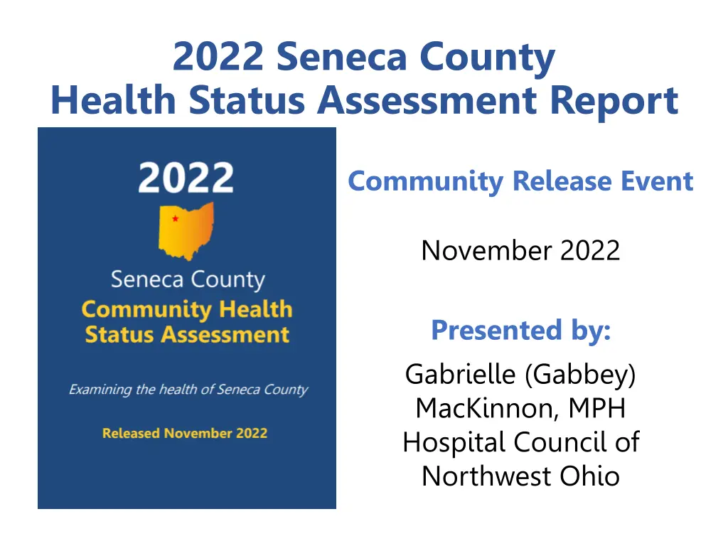 2022 seneca county health status assessment report