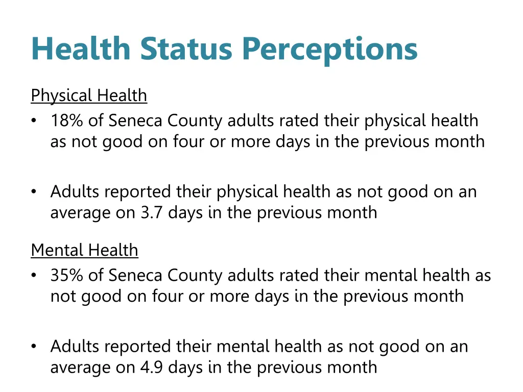 health status perceptions 1