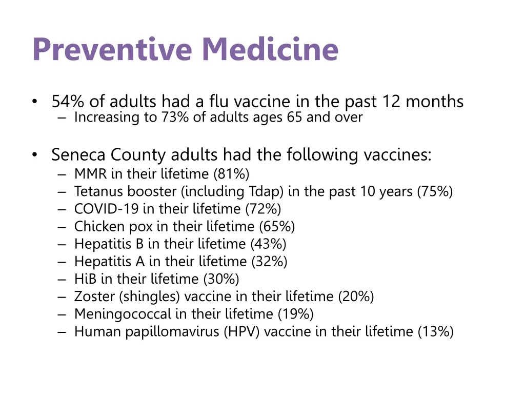 preventive medicine