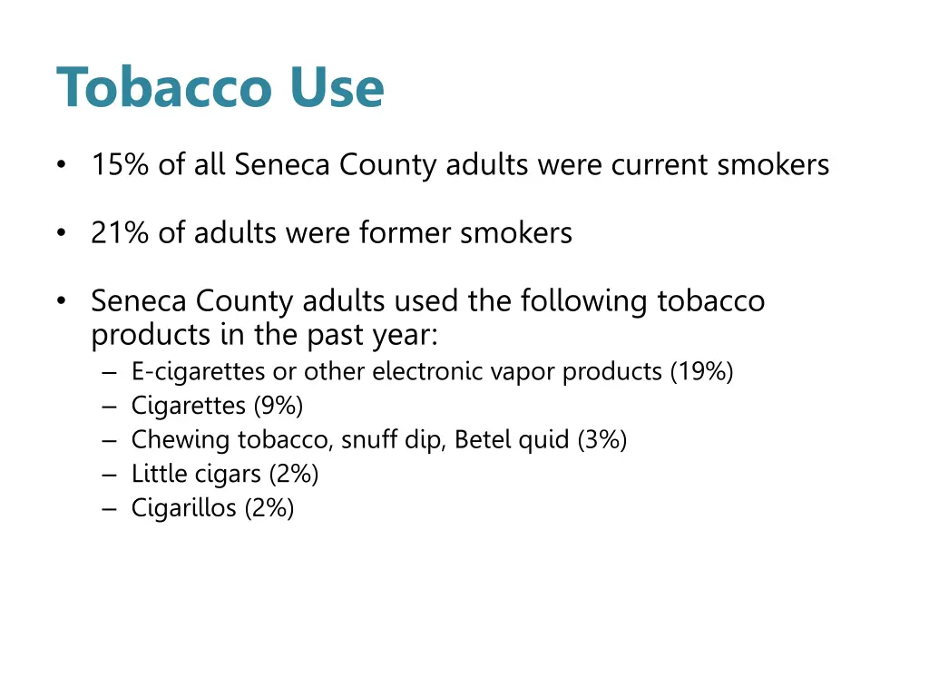 tobacco use