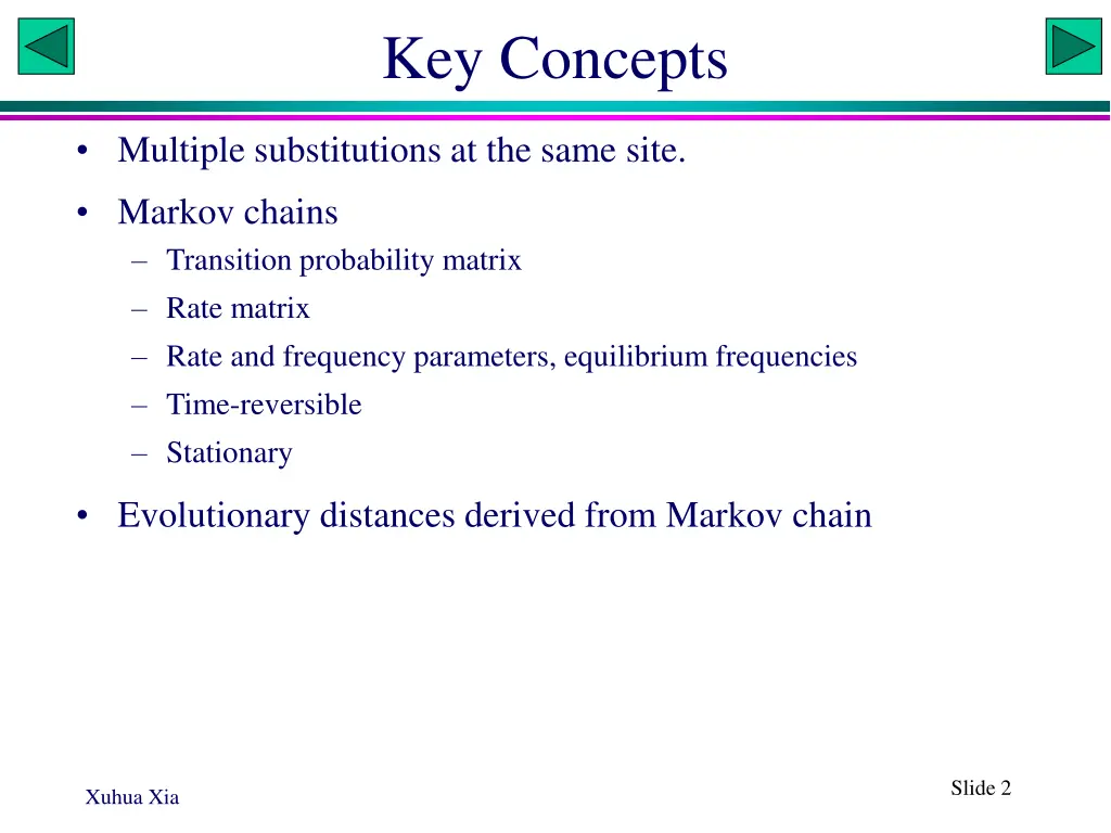 key concepts