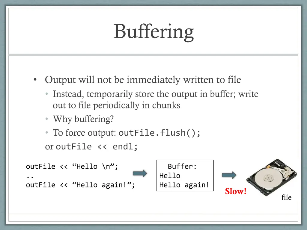 buffering