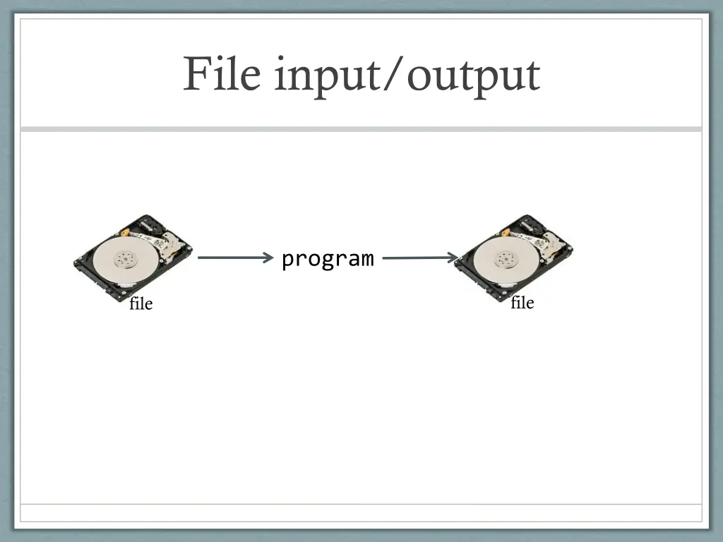 file input output
