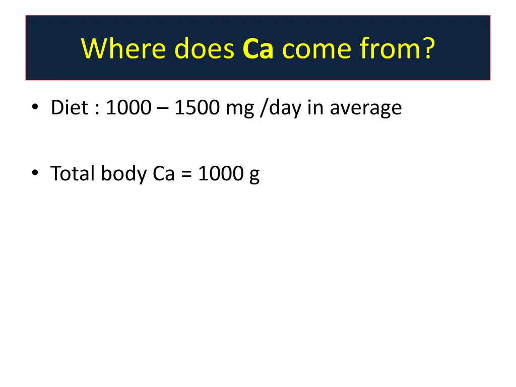 where does ca come from