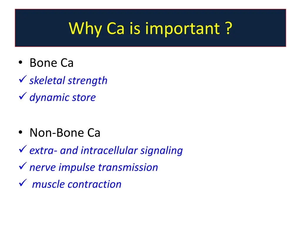 why ca is important