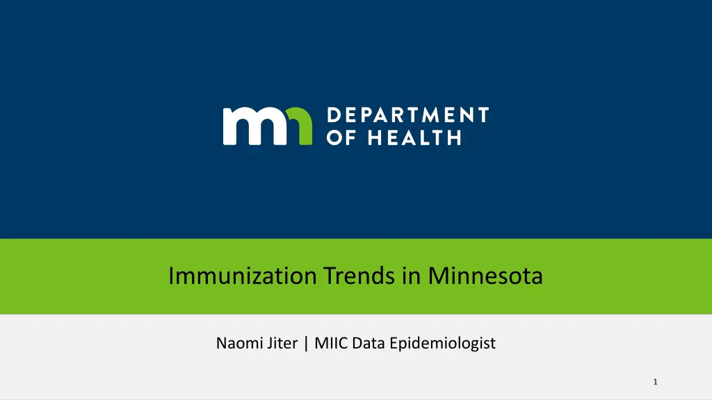 immunization trends in minnesota