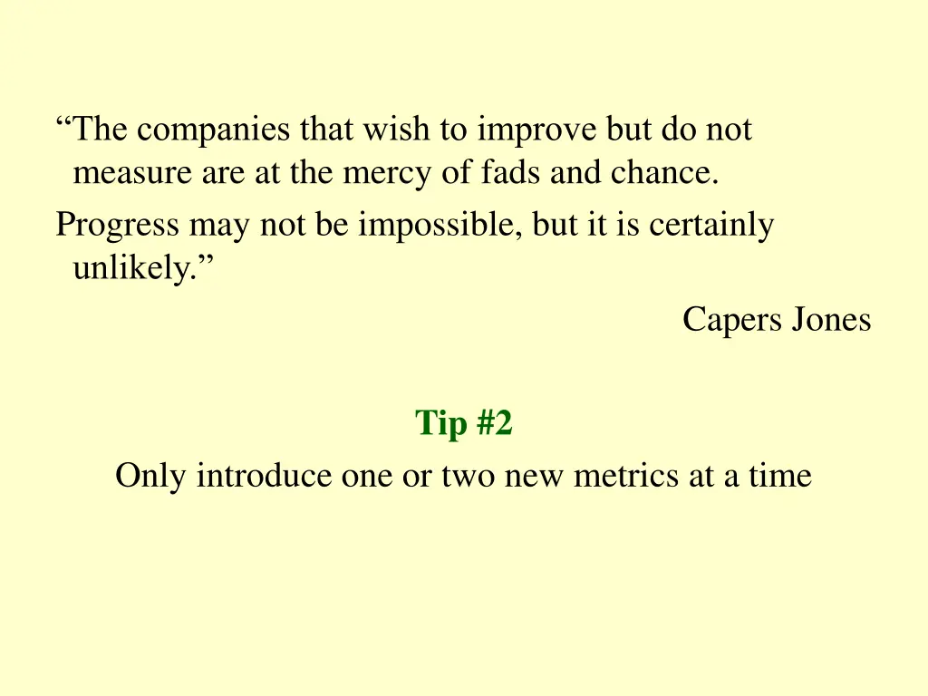 the companies that wish to improve