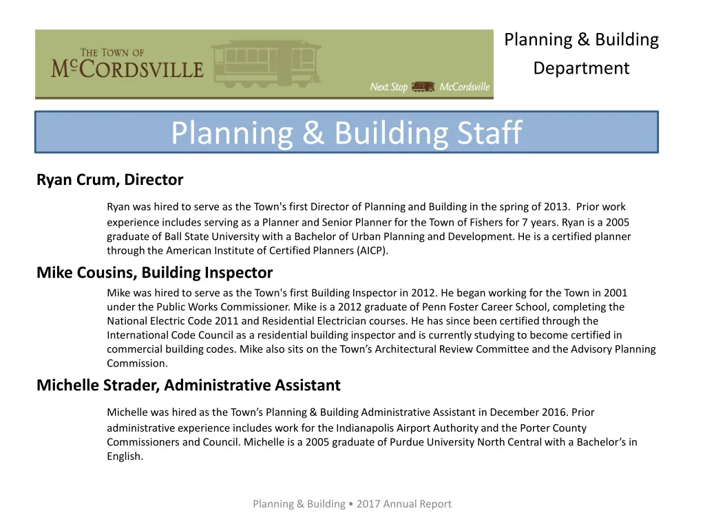 planning building department