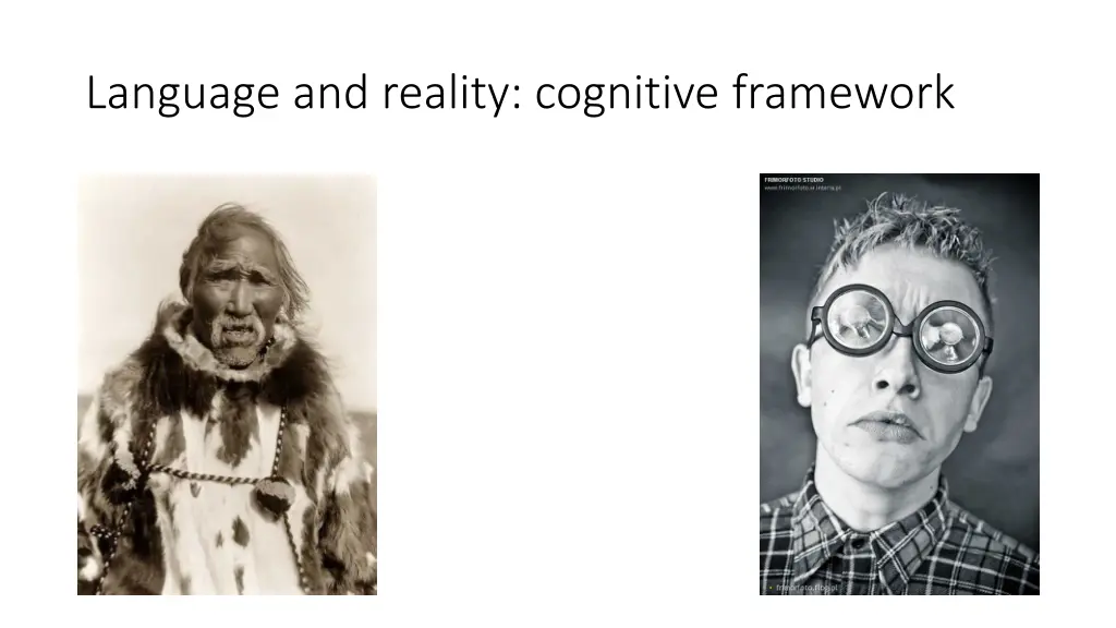 language and reality cognitive framework